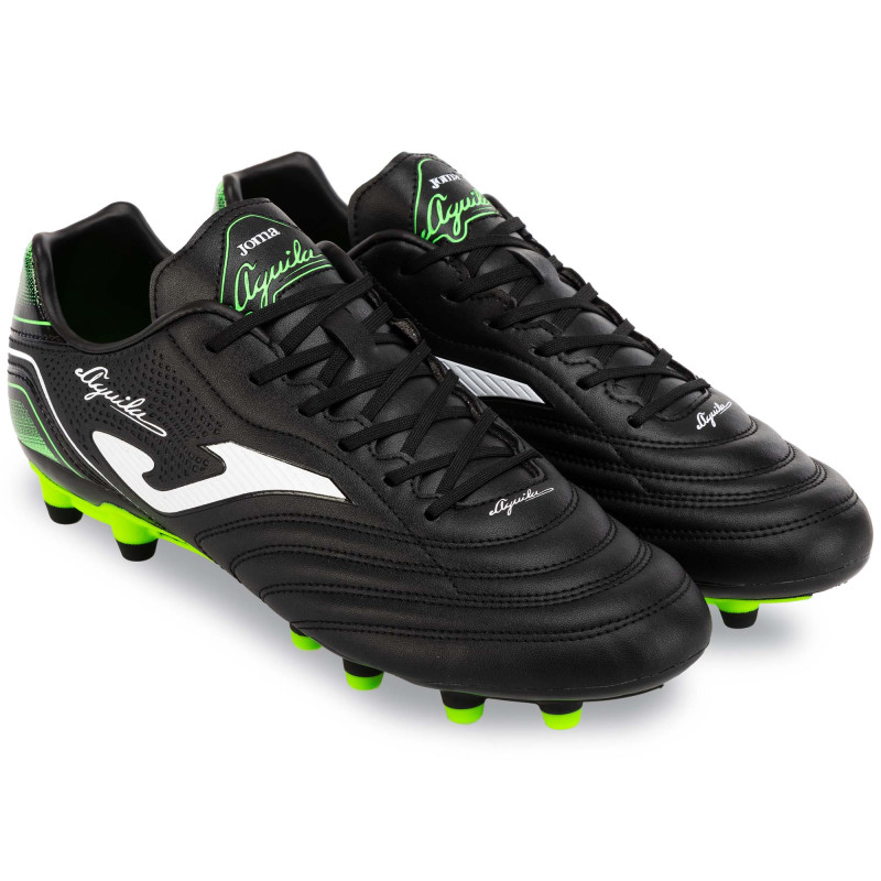 Бутси футбольні JOMA AGUILA AGUW2501FG розмір 39-45 чорний-салатовий