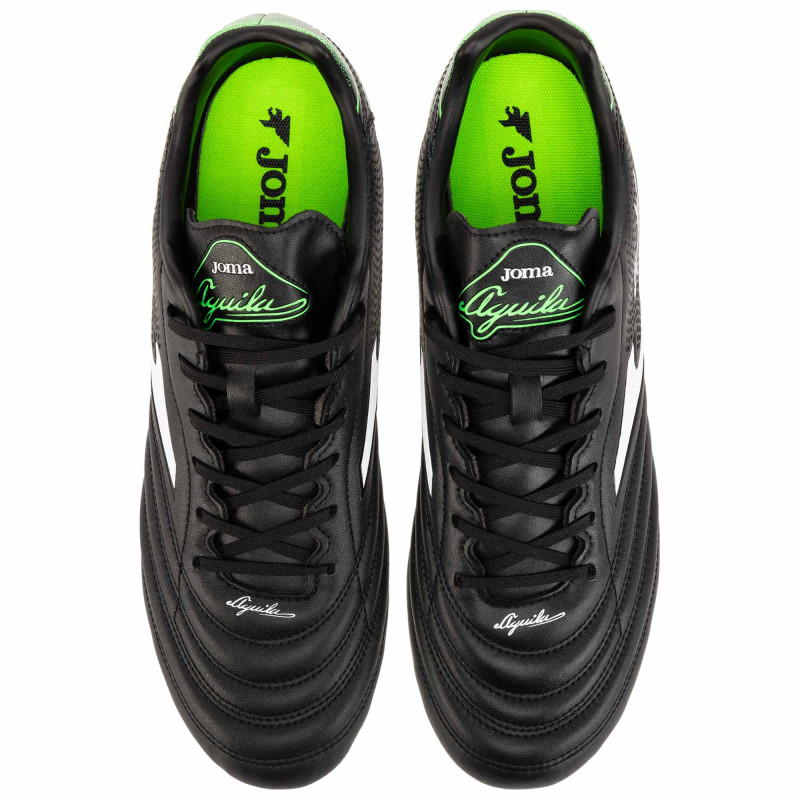 Бутси футбольні JOMA AGUILA AGUW2501FG розмір 39-45 чорний-салатовий