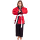 Кімоно для айкікендо карате куртка штани та пояс AYKIKENDO KARATE BALLONSTAR AKS 120-190см червоний-чорний