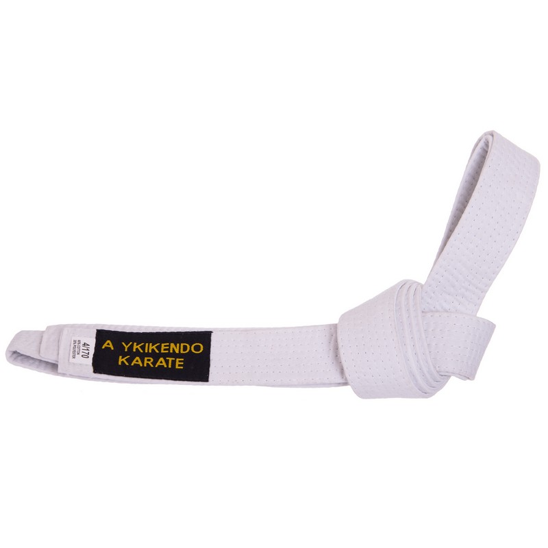 Кімоно для айкікендо карате куртка штани та пояс AYKIKENDO KARATE BALLONSTAR AKS 120-190см червоний-чорний