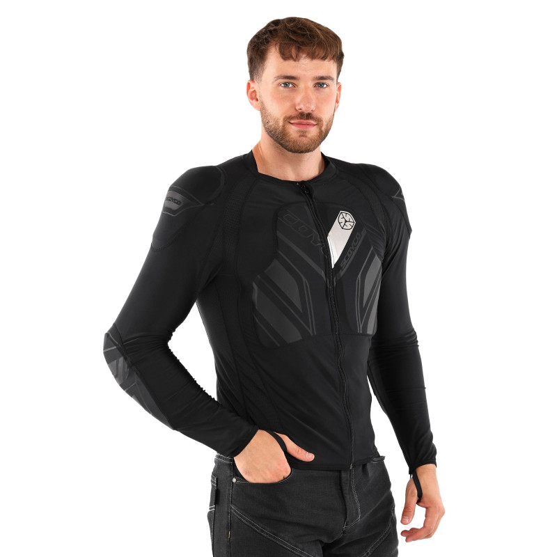 Моточерепаха компресійна SCOYCO Hermes Body armor AM03 M-XL чорний