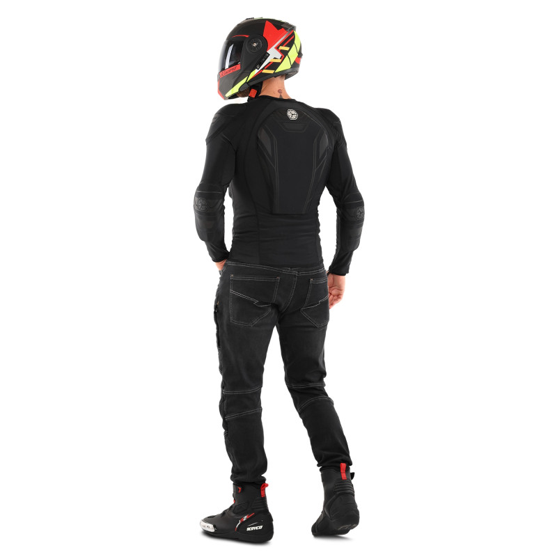 Моточерепаха компресійна SCOYCO Hermes Body armor AM03 M-XL чорний