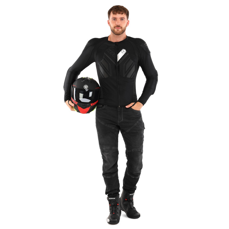Моточерепаха компресійна SCOYCO Hermes Body armor AM03 M-XL чорний