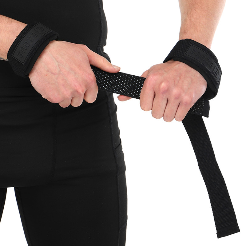 Лямки для тяги LIFTING STRAP EZOUS B-03 2шт чорний