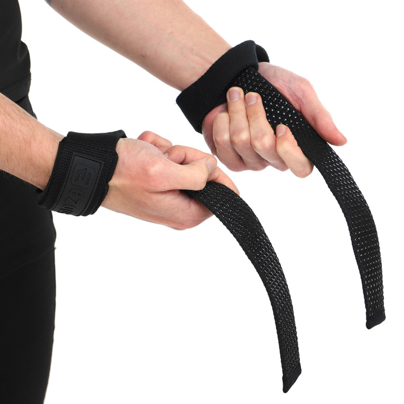 Лямки для тяги LIFTING STRAP EZOUS B-03 2шт чорний