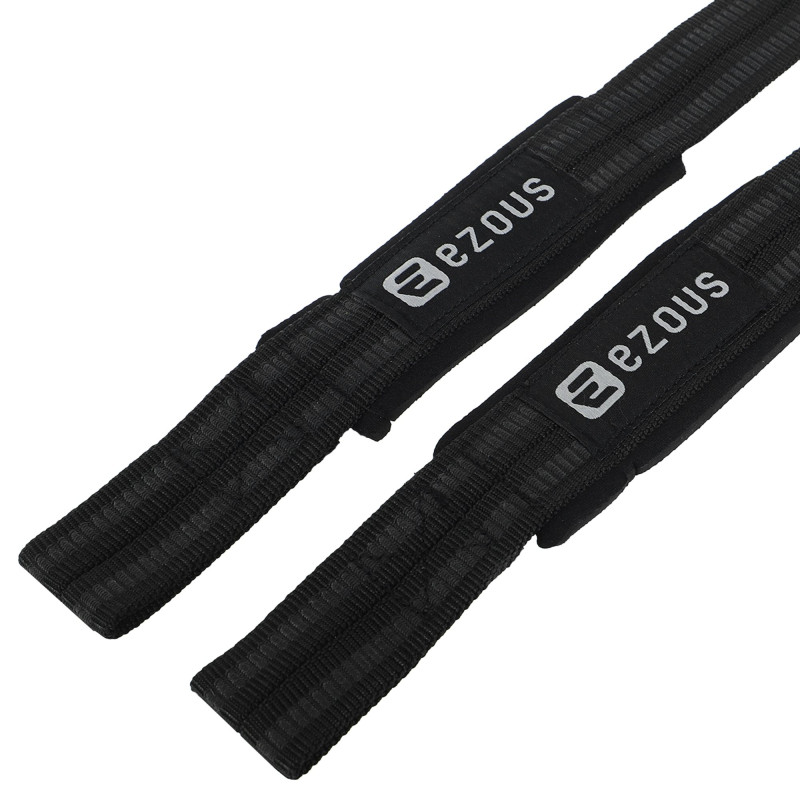Лямки для тяги LIFTING STRAP EZOUS B-04 2шт чорний-сірий