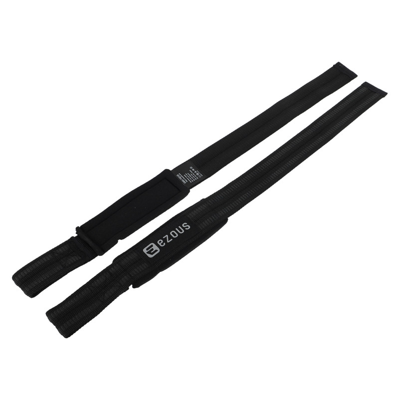 Лямки для тяги LIFTING STRAP EZOUS B-04 2шт чорний-сірий