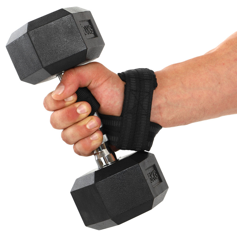 Лямки для тяги LIFTING STRAP EZOUS B-04 2шт чорний-сірий