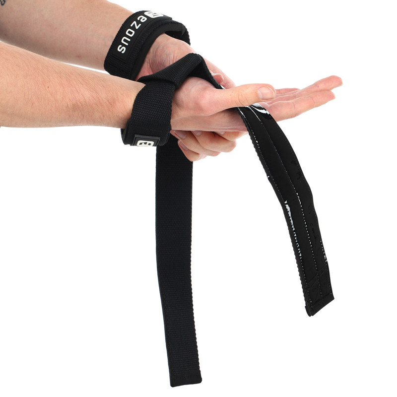 Лямки для тяги LIFTING STRAP EZOUS B-06 2шт чорний