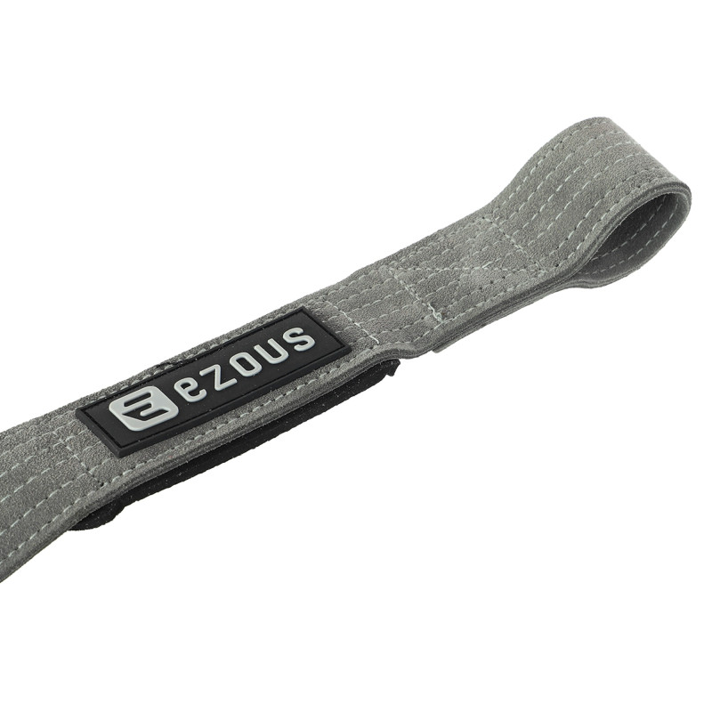 Лямки для тяги LEATHER LIFTING STRAP EZOUS B-07 2шт сірий