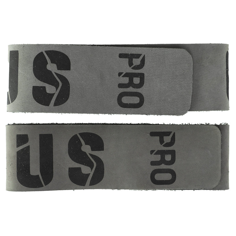 Лямки для тяги LEATHER LIFTING STRAP EZOUS B-08 2шт сірий
