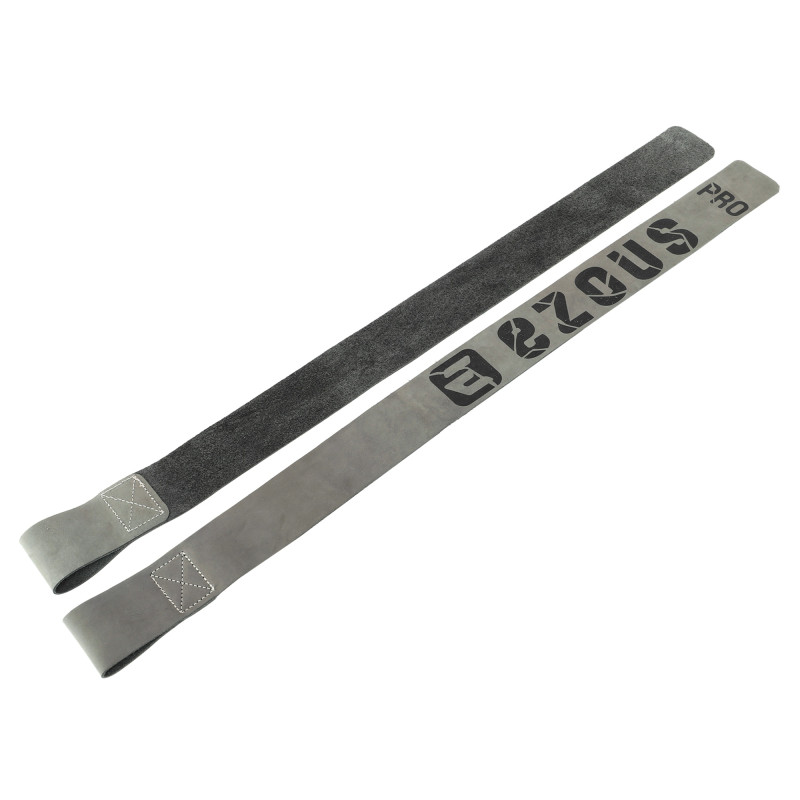Лямки для тяги LEATHER LIFTING STRAP EZOUS B-08 2шт сірий