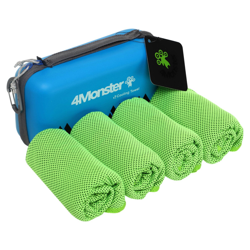 Комплект рушників спортивних охолоджуючих COOLING TOWEL 4Monster B-ECT 4шт кольори в асортименті