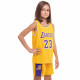 Форма баскетбольна дитяча NBA клуб Los Angeles Lakers 23 BA-0563 S-2XL кольори в асортименті
