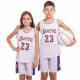Форма баскетбольна дитяча NBA клуб Los Angeles Lakers 23 BA-0563 S-2XL кольори в асортименті
