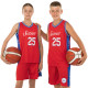 Форма баскетбольна дитяча NBA клуб Philadelphia 76ers 25 BA-0904 S-2XL червоний-синій