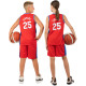 Форма баскетбольна дитяча NBA клуб Philadelphia 76ers 25 BA-0904 S-2XL червоний-синій