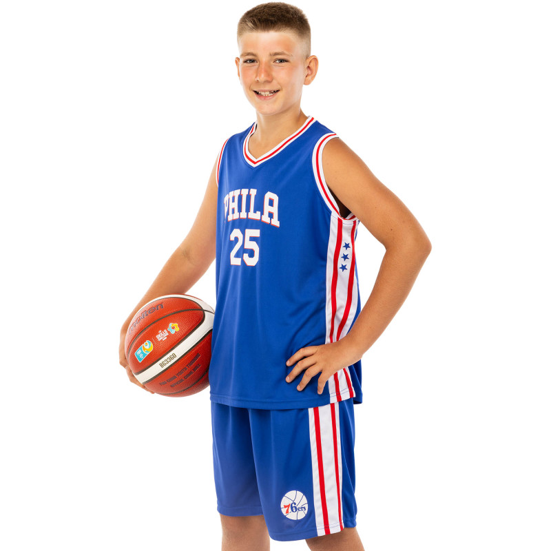 Форма баскетбольна дитяча NBA клуб Philadelphia 76ers 25 BA-0927 S-2XL кольори в асортименті