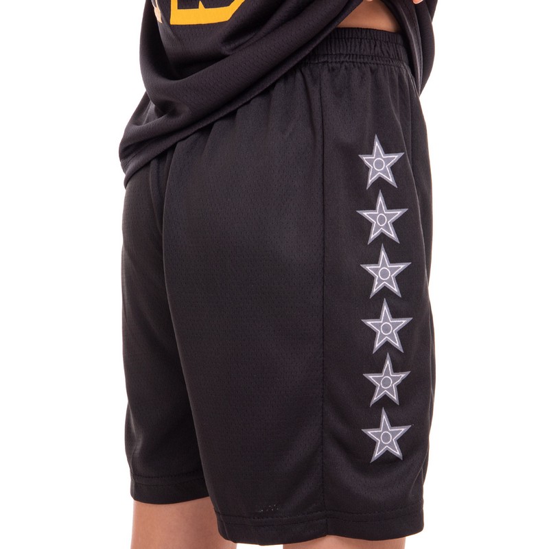Форма баскетбольна дитяча NBA клуб Los Angeles Lakers 23 BA-0928 S-2XL чорний-жовтий