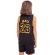 Форма баскетбольна дитяча NBA клуб Los Angeles Lakers 23 BA-0928 S-2XL чорний-жовтий