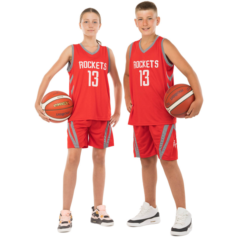 Форма баскетбольна дитяча NBA клуб Houston Rockets 13 BA-0966 S-2XL кольори в асортименті