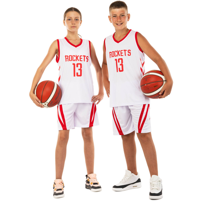 Форма баскетбольна дитяча NBA клуб Houston Rockets 13 BA-0966 S-2XL кольори в асортименті