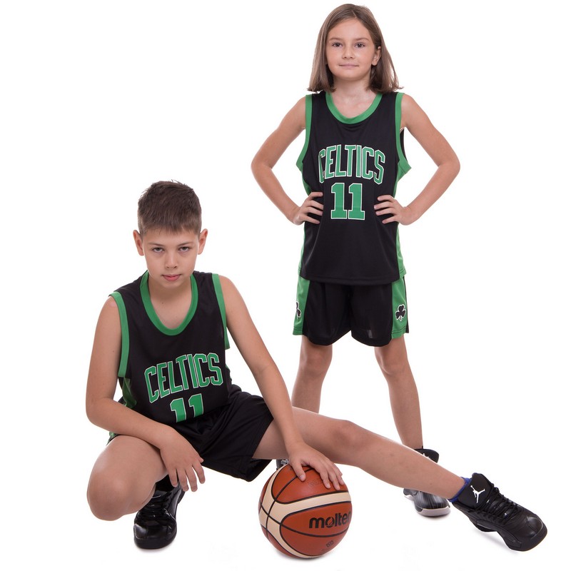 Форма баскетбольна дитяча NBA клуб Boston Celtics 11 BA-0967 S-2XL кольори в асортименті