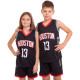 Форма баскетбольна дитяча NBA клуб Houston Rockets 13 BA-0968 S-2XL чорний-червоний