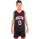 Форма баскетбольна дитяча NBA клуб Houston Rockets 13 BA-0968 S-2XL чорний-червоний