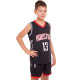 Форма баскетбольна дитяча NBA клуб Houston Rockets 13 BA-0968 S-2XL чорний-червоний