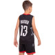 Форма баскетбольна дитяча NBA клуб Houston Rockets 13 BA-0968 S-2XL чорний-червоний