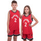 Форма баскетбольна дитяча NBA клуб Toronto Raptors 2 BA-0970 S-2XL червоний-чорний