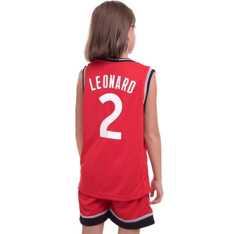 Форма баскетбольна дитяча NBA клуб Toronto Raptors 2 BA-0970 S-2XL червоний-чорний