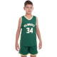 Форма баскетбольна дитяча NBA клуб Milwaukee Bucks 34 BA-0971 S-2XL зелений-жовтий