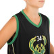 Форма баскетбольна дитяча NBA клуб Milwaukee Bucks 34 BA-0972 S-2XL чорний-зелений