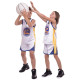 Форма баскетбольна дитяча NBA клуб Golden state warriors 35 BA-0973 S-2XL білий-синій-жовтий