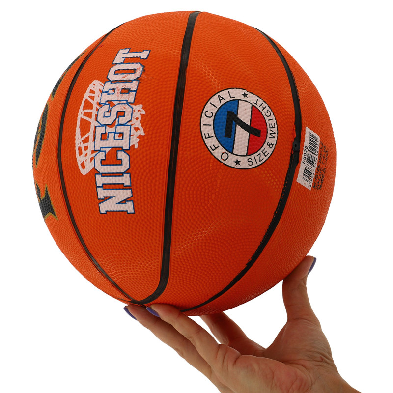 М'яч баскетбольний гумовий FOX NICESHOT BA-3198 розмір 7 помаранчевий