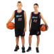 Форма баскетбольна дитяча NBA клуб Miami 22 BA-3769 S-2XL чорний-фуксія