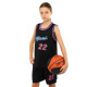 Форма баскетбольна дитяча NBA клуб Miami 22 BA-3769 S-2XL чорний-фуксія