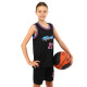 Форма баскетбольна дитяча NBA клуб Miami 22 BA-3769 S-2XL чорний-фуксія