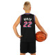 Форма баскетбольна дитяча NBA клуб Miami 22 BA-3769 S-2XL чорний-фуксія