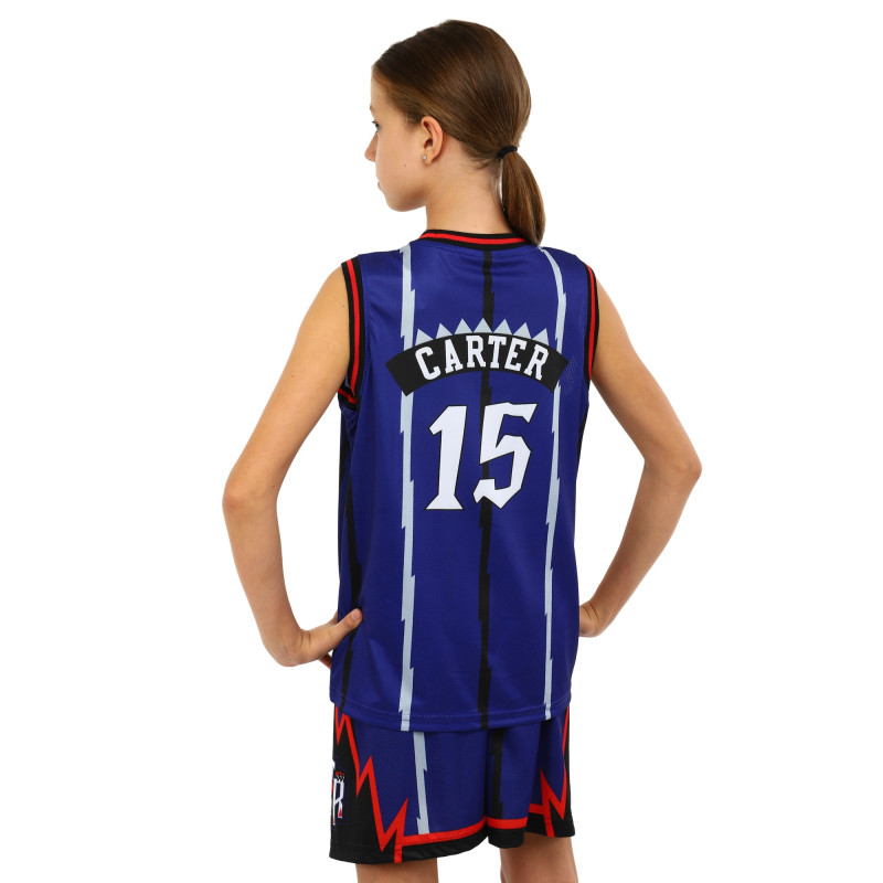 Форма баскетбольна дитяча NBA клуб Raptors 15 BA-3833 S-2XL фіолетово-червоний