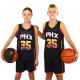 Форма баскетбольна дитяча NBA клуб Phoenix Suns 35 BA-3836 S-2XL синій-червоний-помаранчевий