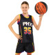 Форма баскетбольна дитяча NBA клуб Phoenix Suns 35 BA-3836 S-2XL синій-червоний-помаранчевий