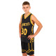 Форма баскетбольна дитяча NBA клуб San Francisco 30 BA-6595 S-2XL чорний-жовтий