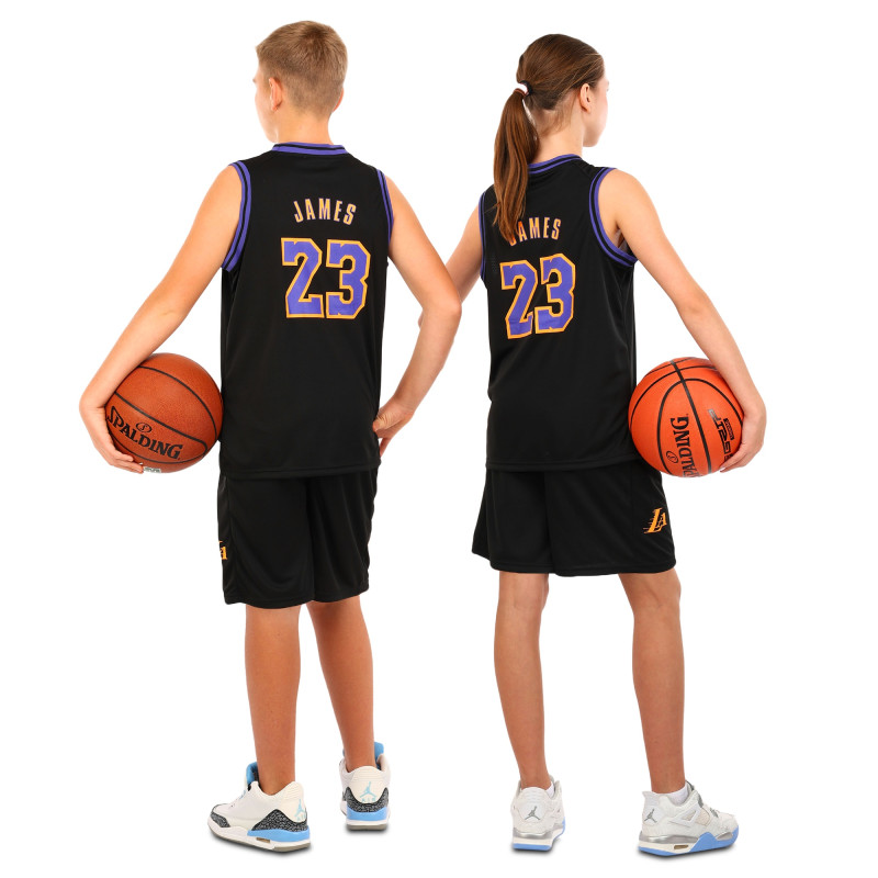 Форма баскетбольна дитяча NBA клуб Los Angeles Lakers 23 BA-6596 S-2XL темно-синій