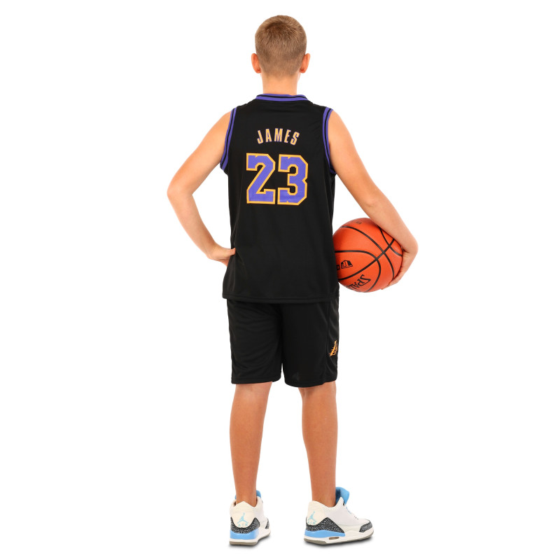 Форма баскетбольна дитяча NBA клуб Los Angeles Lakers 23 BA-6596 S-2XL темно-синій