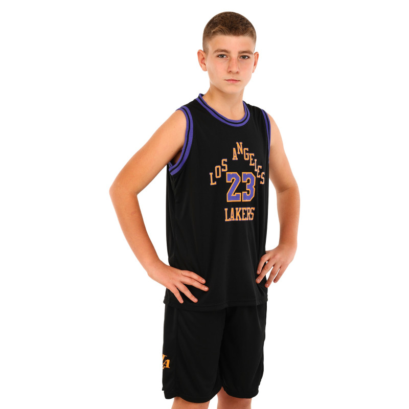 Форма баскетбольна дитяча NBA клуб Los Angeles Lakers 23 BA-6596 S-2XL темно-синій