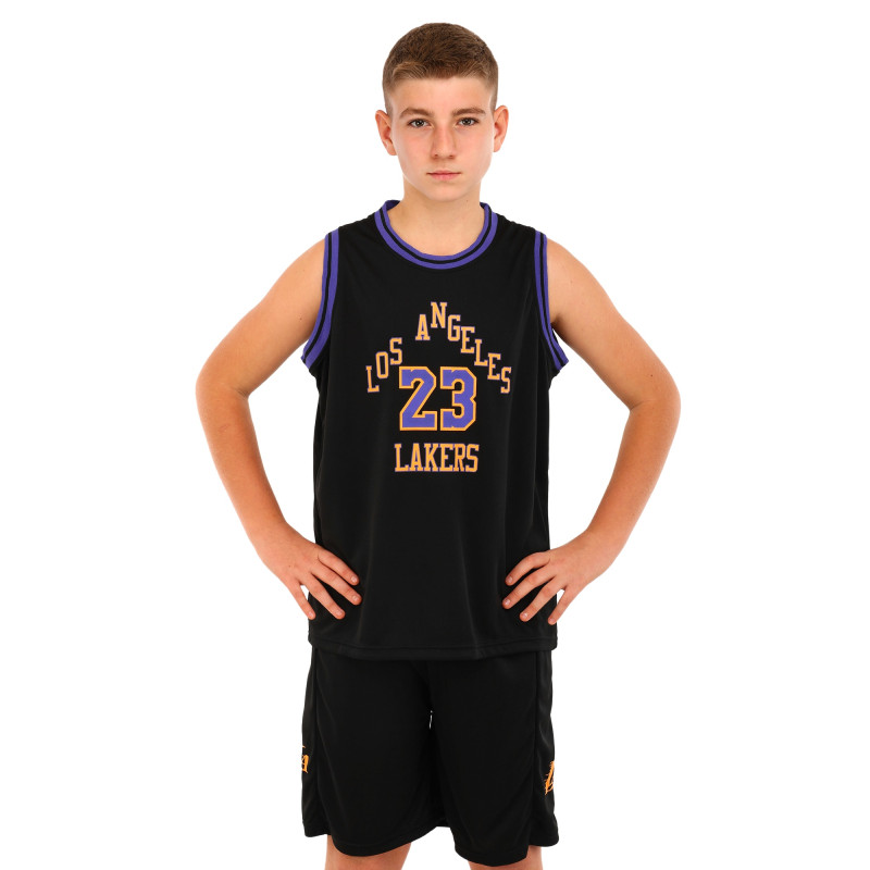 Форма баскетбольна дитяча NBA клуб Los Angeles Lakers 23 BA-6596 S-2XL темно-синій