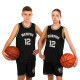 Форма баскетбольна дитяча NBA клуб Memphis Grizzlies 12 BA-6599 S-2XL чорний